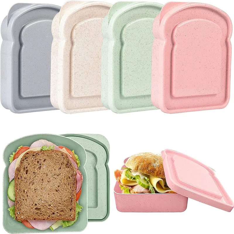 Food Storage Oven Safe - Sandwich Containers Lunch Box Toast Storage