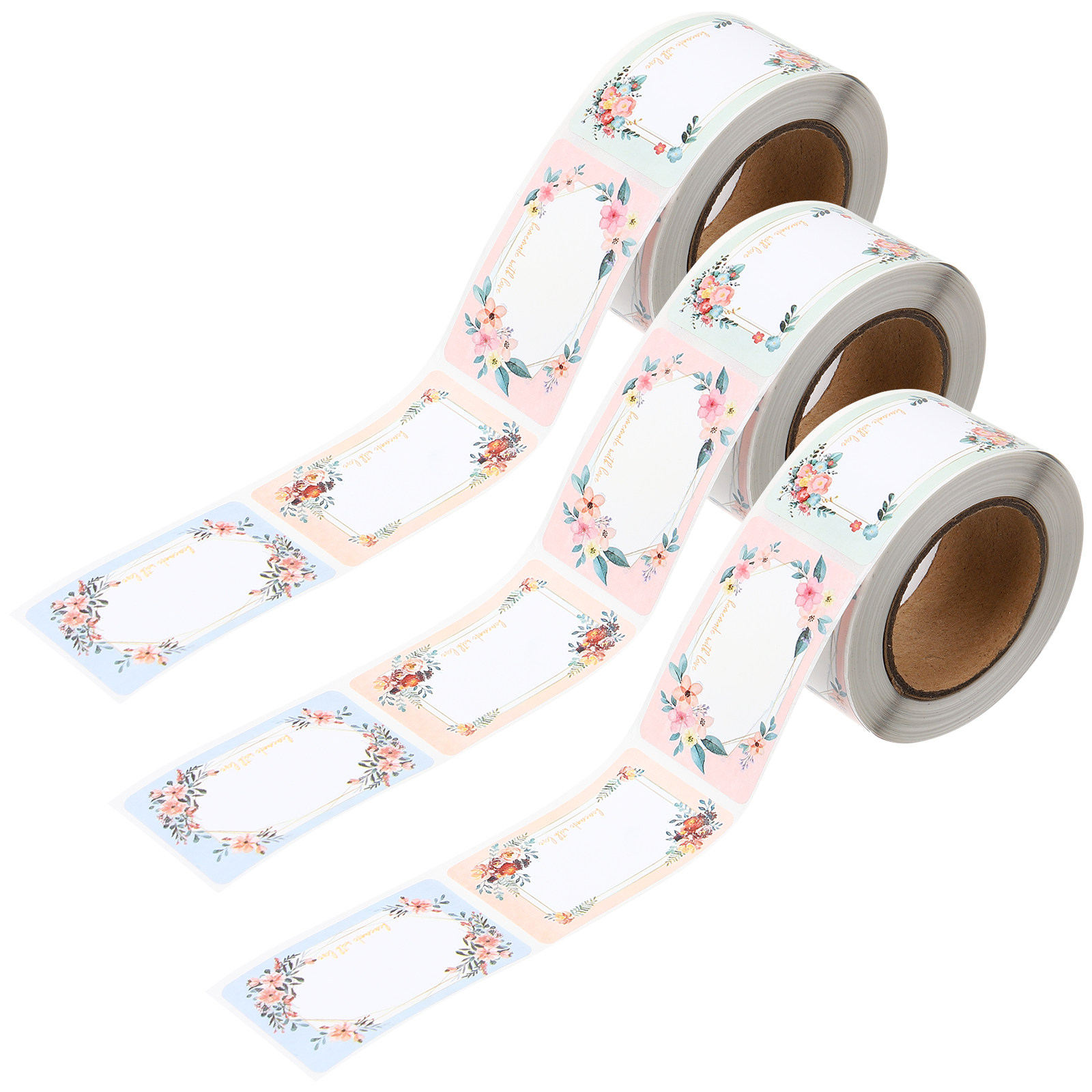 Food Storage Labels - 3 Rolls Blank Name Sticker Labels