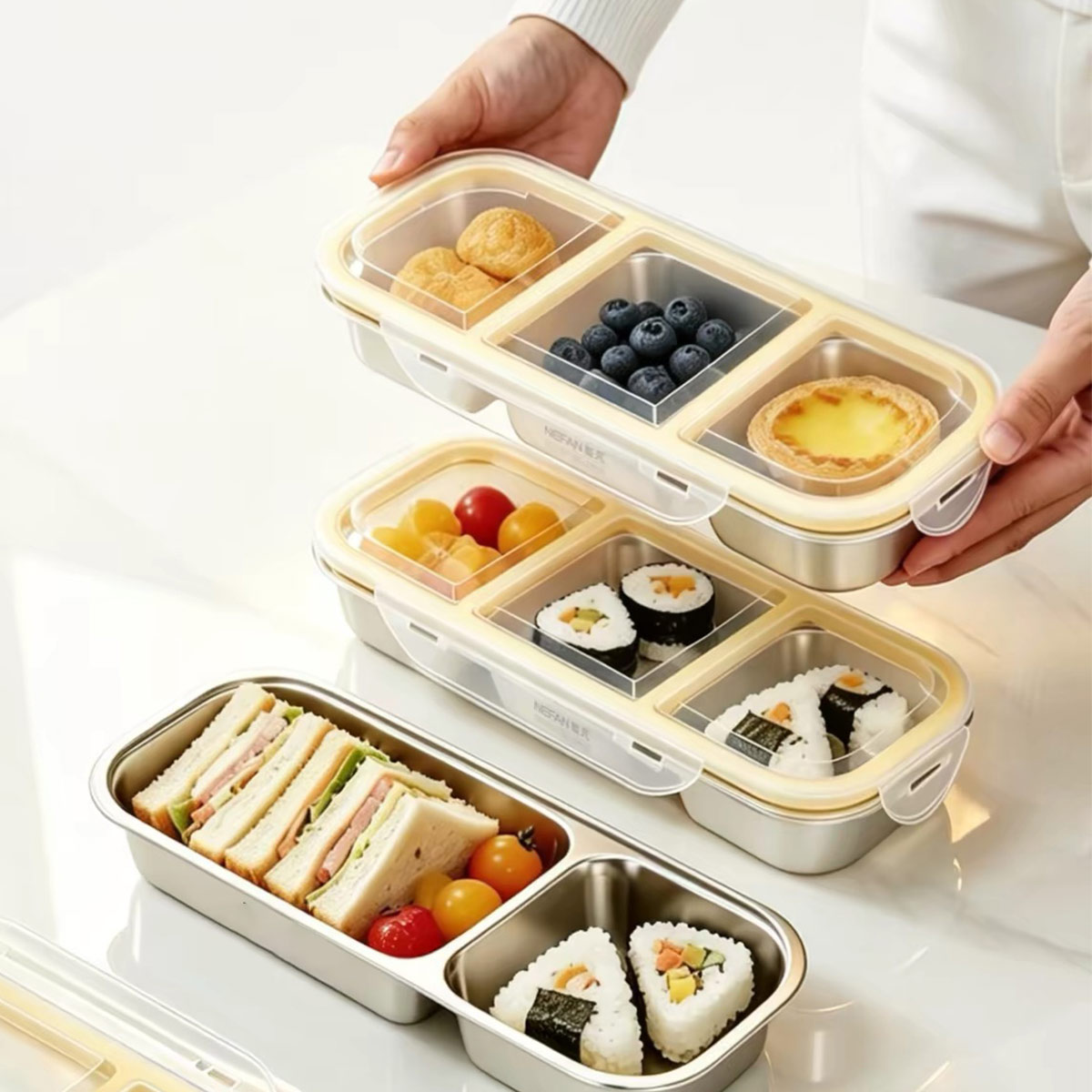 Stainless Steel Food Storage B - Food Storage Oven Safe ulasan dan harga