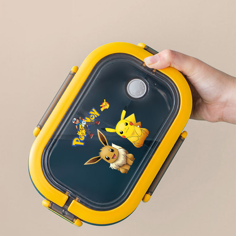 Anime Cartoon Lunch Box Pok É  - Food Storage With Dividers ulasan dan harga