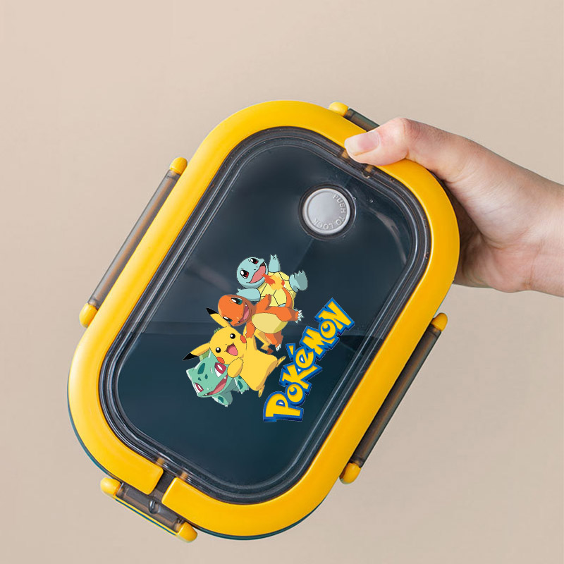 Anime Cartoon Lunch Box Pok É  - Food Storage With Dividers ulasan dan harga
