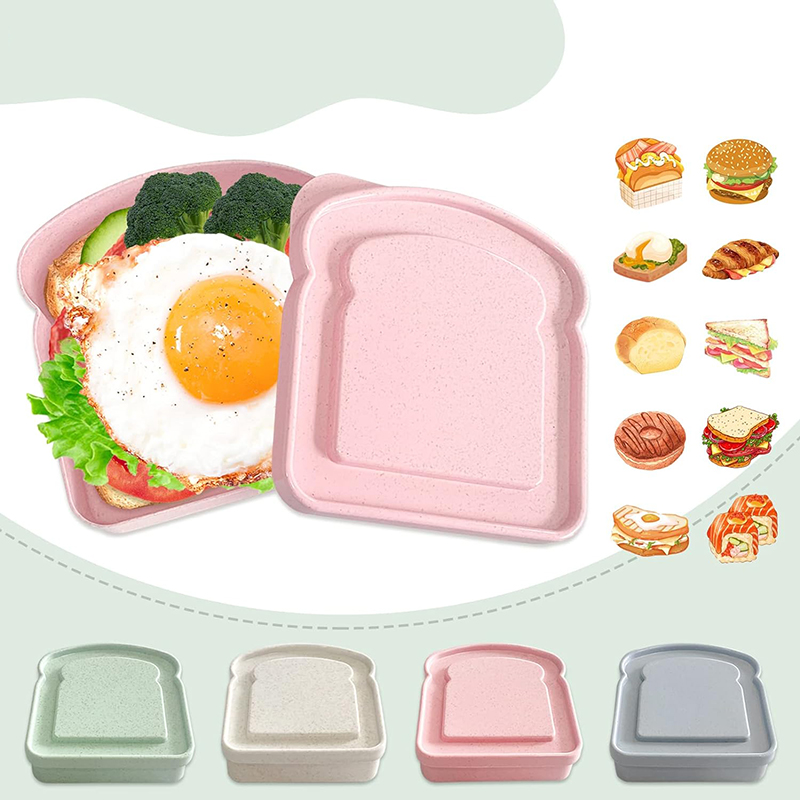 Sandwich Containers Lunch Box  - Food Storage Oven Safe ulasan dan harga