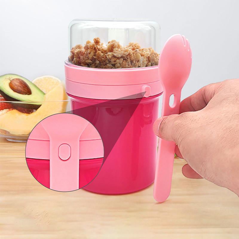 Portable Double Layer Overnigh - Food Storage Meals ulasan dan harga
