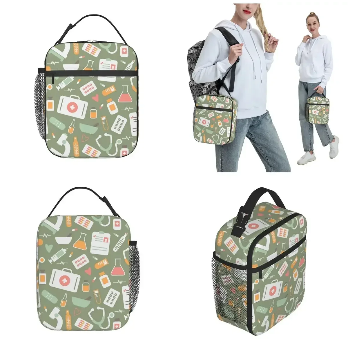 Nurse Healthcare Pattern Merch - Food Storage Bag ulasan dan harga