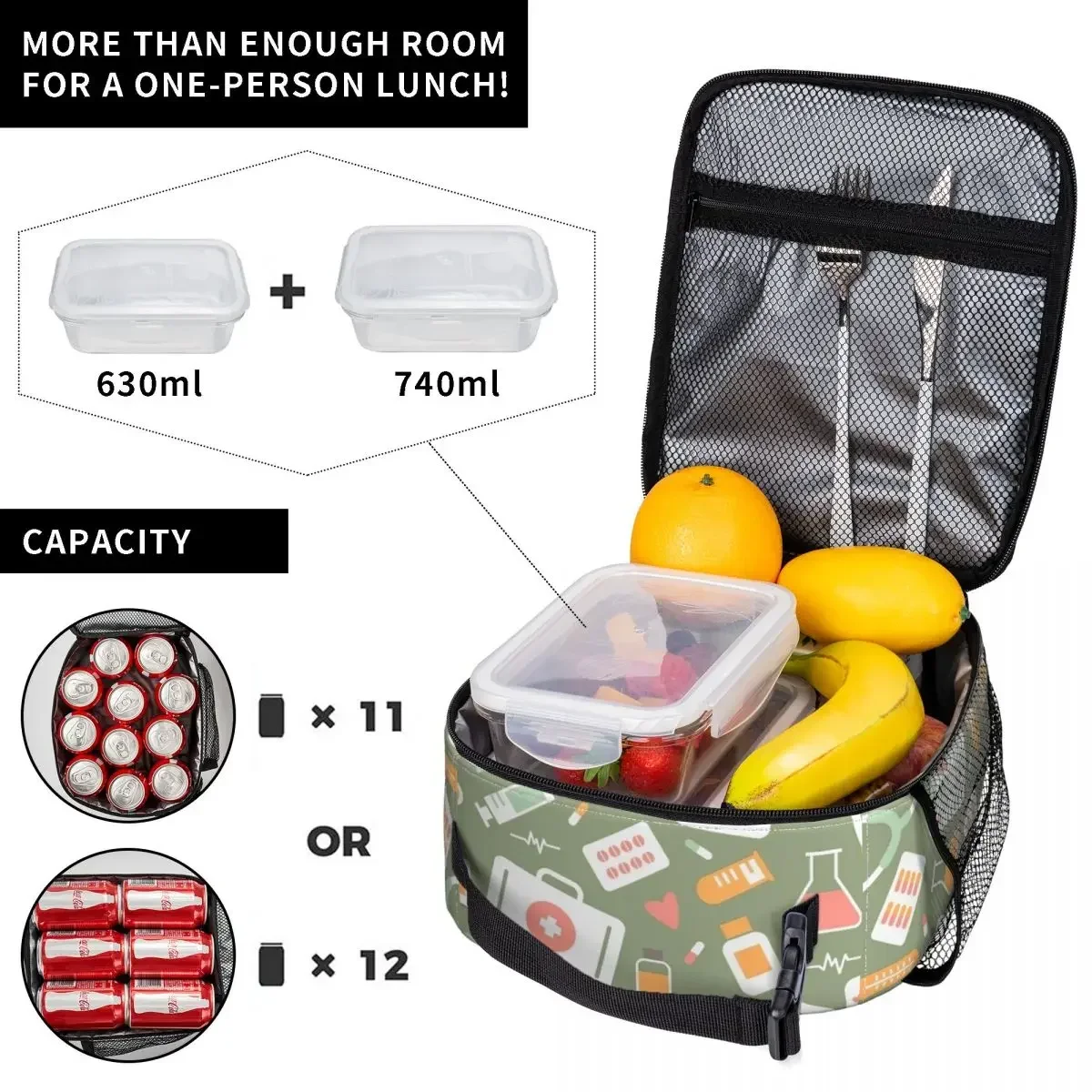Nurse Healthcare Pattern Merch - Food Storage Bag ulasan dan harga