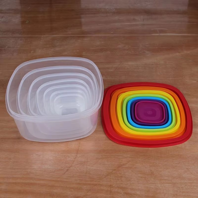 Rainbow 7pcs Food Container Pl - Food Storage Containers ulasan dan harga
