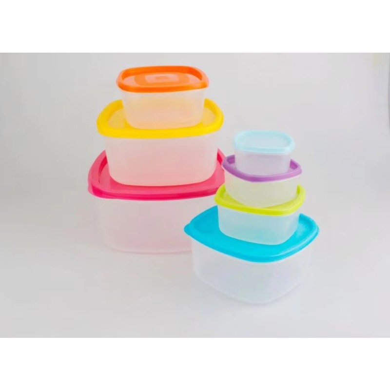 Rainbow 7pcs Food Container Pl - Food Storage Containers ulasan dan harga