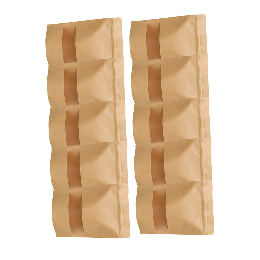 50Pcs Eco Friendly Kraft Paper - Food Storage Bag ulasan dan harga