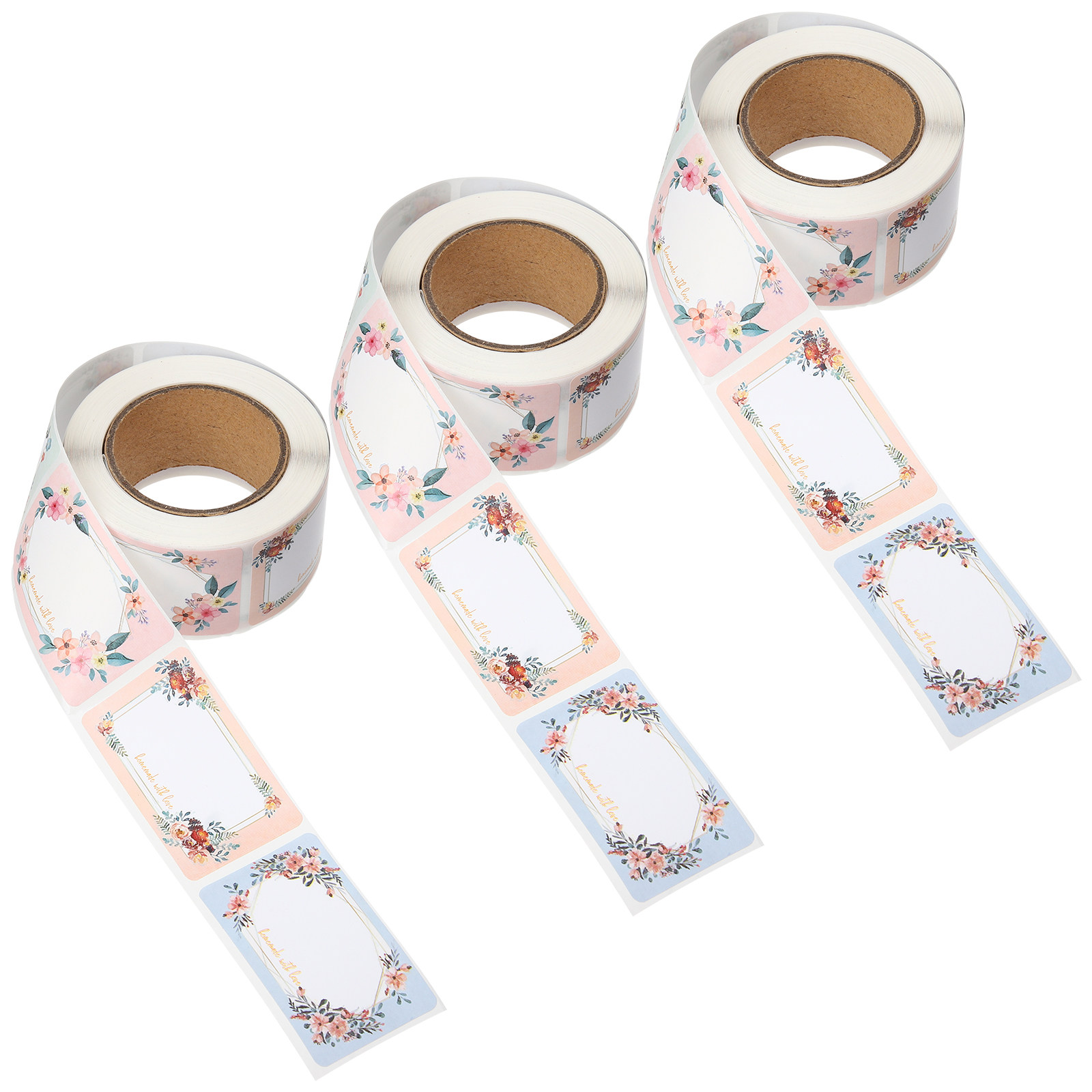 3 Rolls Blank Name Sticker Lab - Food Storage Labels ulasan dan harga