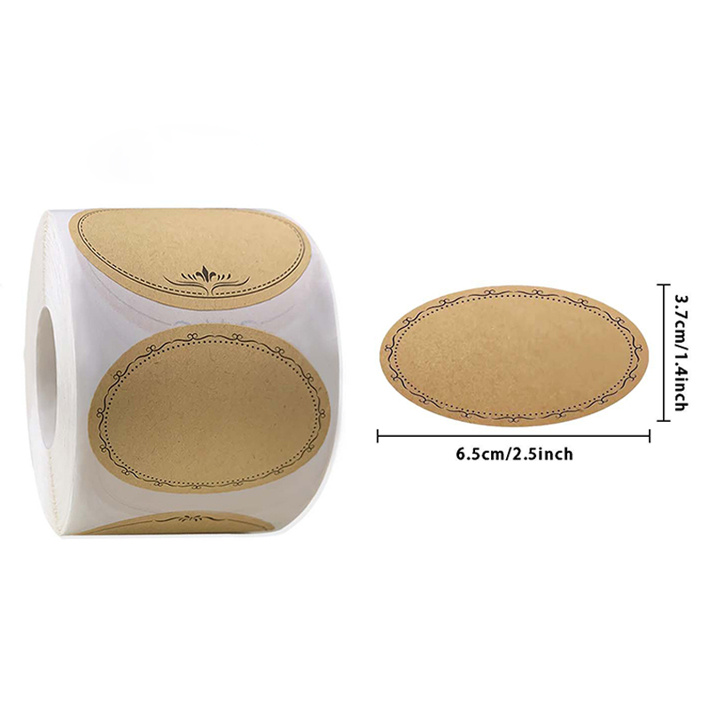 250 Stickers/Roll 2.5*1.4in Kr - Food Storage Labels ulasan dan harga