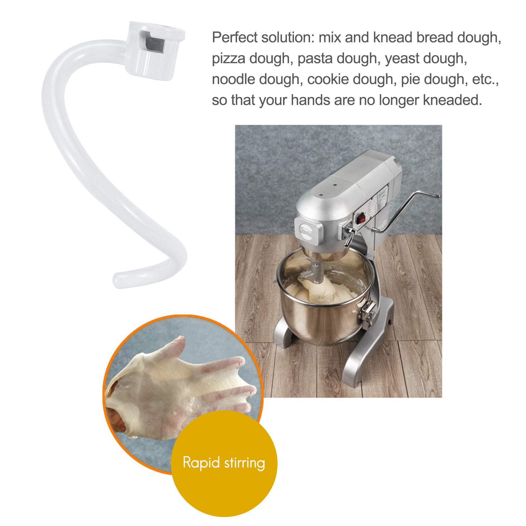 TAIGH-Spiral Dough Hook Replac - Kitchenaid Mixer Pro 600 ulasan dan harga