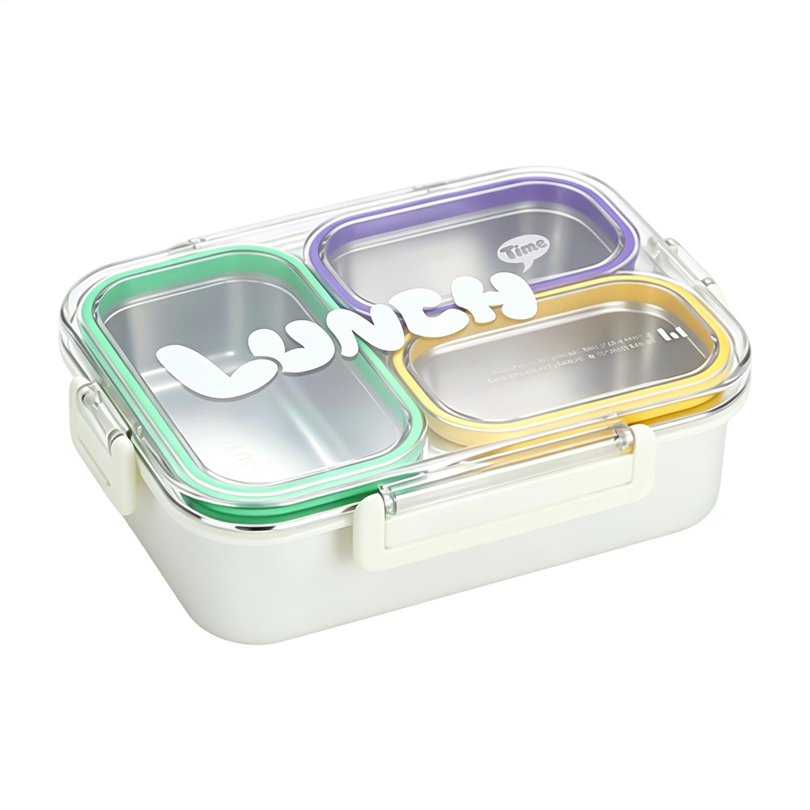 Stainless Steel Lunch Box Divi - Food Storage With Dividers ulasan dan harga