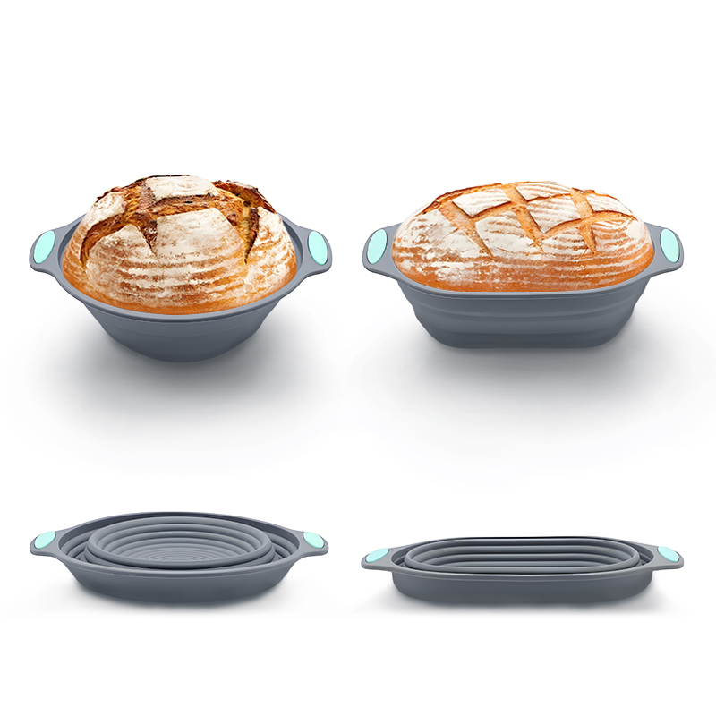 1PC Silicone Foldable Banneton - Food Storage With Dividers ulasan dan harga