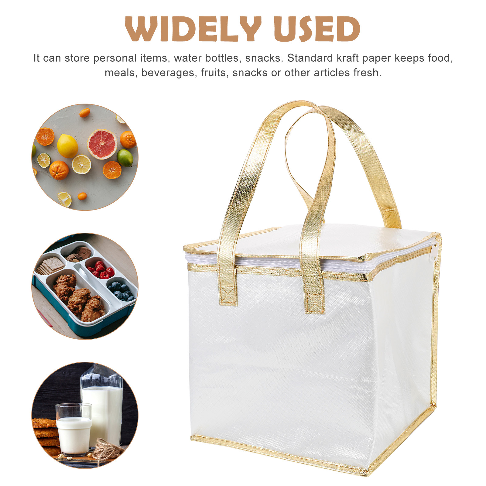 1Pcs Large Capacity Insulated  - Food Storage Bag ulasan dan harga