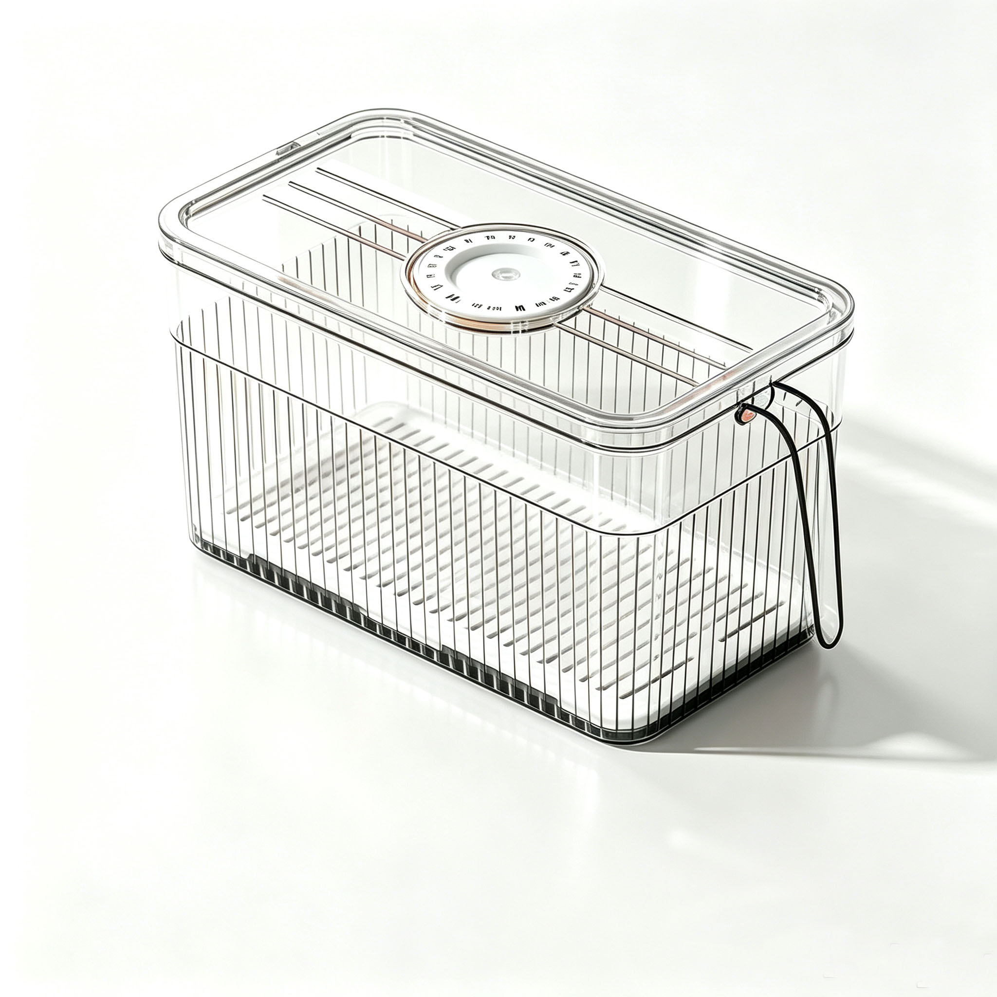 Refrigerator Storage Box with  - Food Storage With Dividers ulasan dan harga