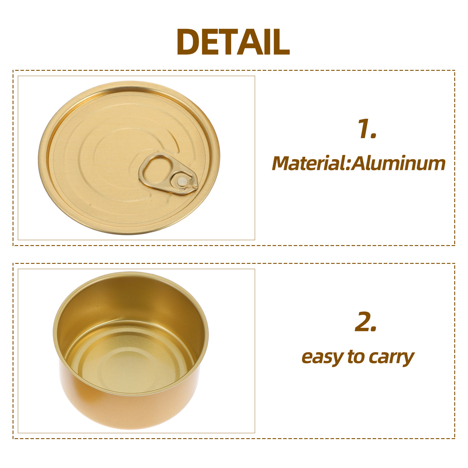 5Sets Lightweight Aluminum Pop - Food Storage Containers ulasan dan harga