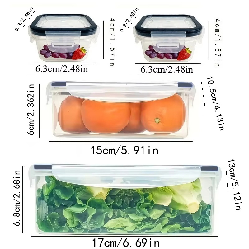 8Pcs Set Includes 4 Containers - Food Storage Oven Safe ulasan dan harga