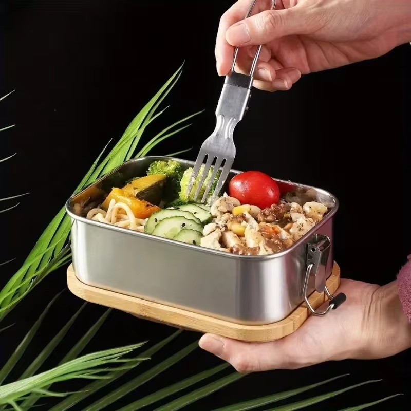 Durable 304 Stainless Steel Lu - Food Storage Meals ulasan dan harga