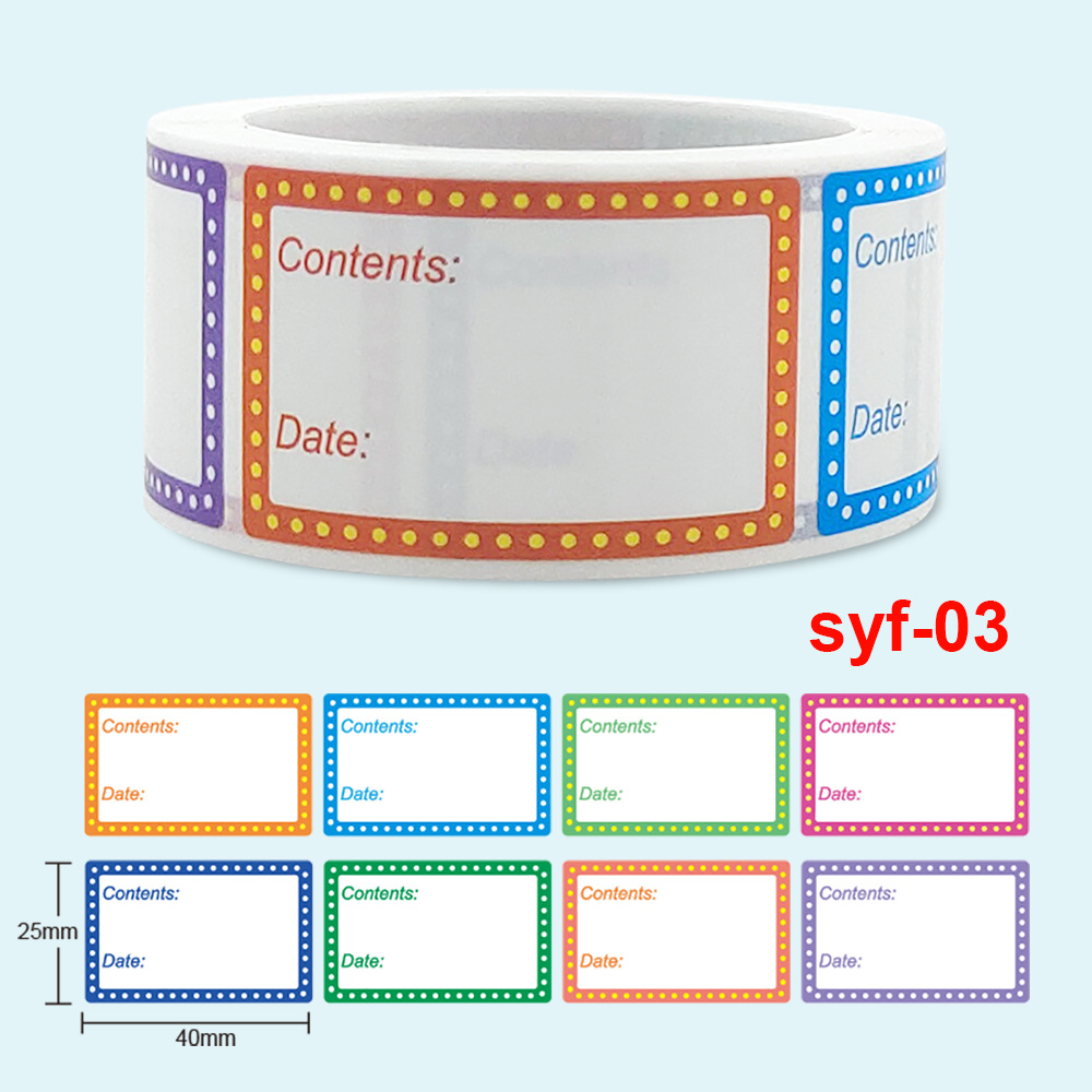 Safe Date Food catalog Storage - Food Storage Labels ulasan dan harga