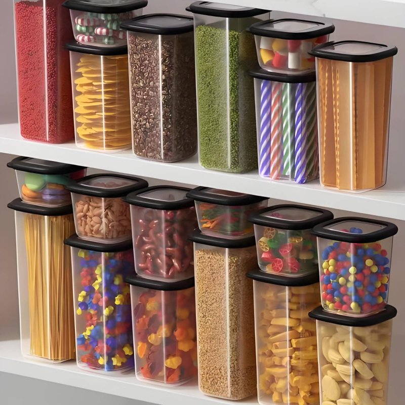 6 Pieces Airtight Food Storage - Food Storage Containers ulasan dan harga