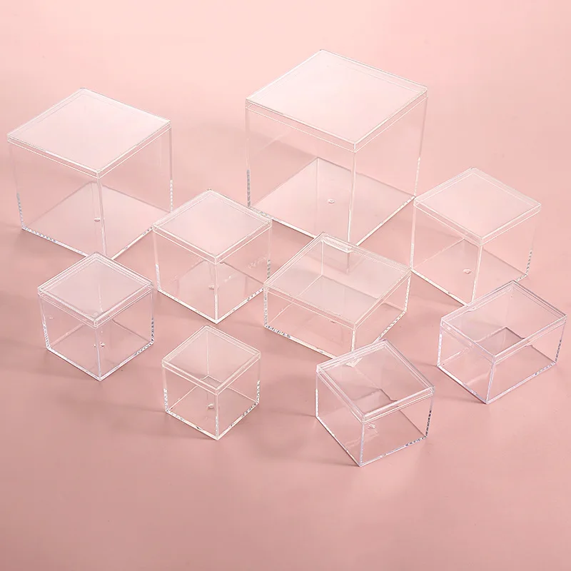 12 PCS Transparent Acrylic Box - Food Storage With Dividers ulasan dan harga