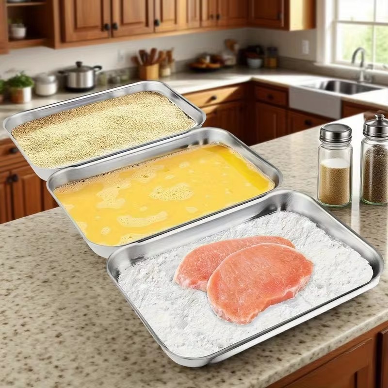 3-Piece Stainless Steel Food C - Food Storage Meals ulasan dan harga