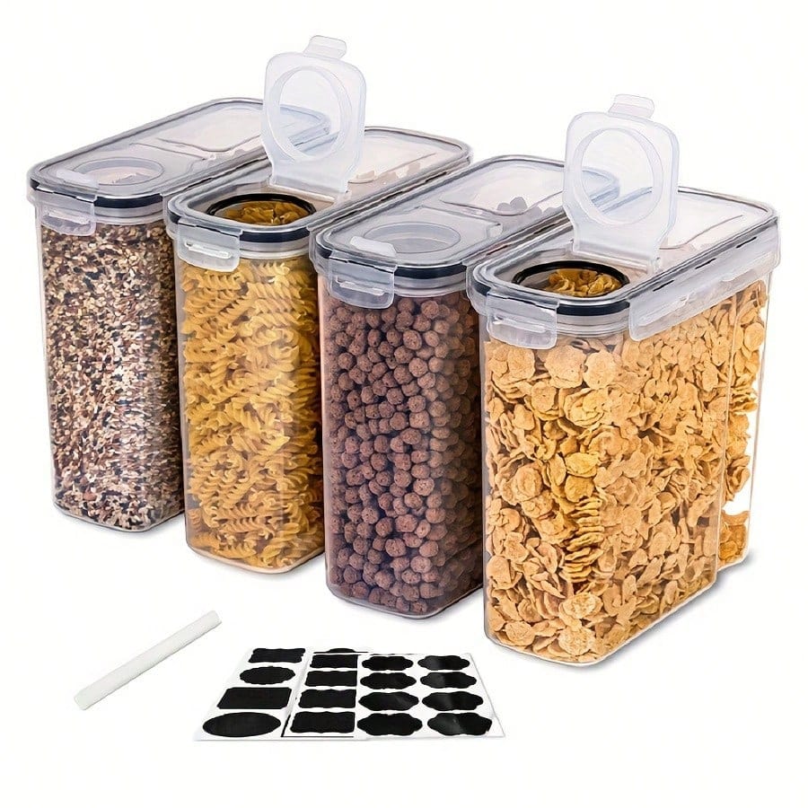 4 Pack Airtight Cereal & Dry F - Food Storage Meals ulasan dan harga