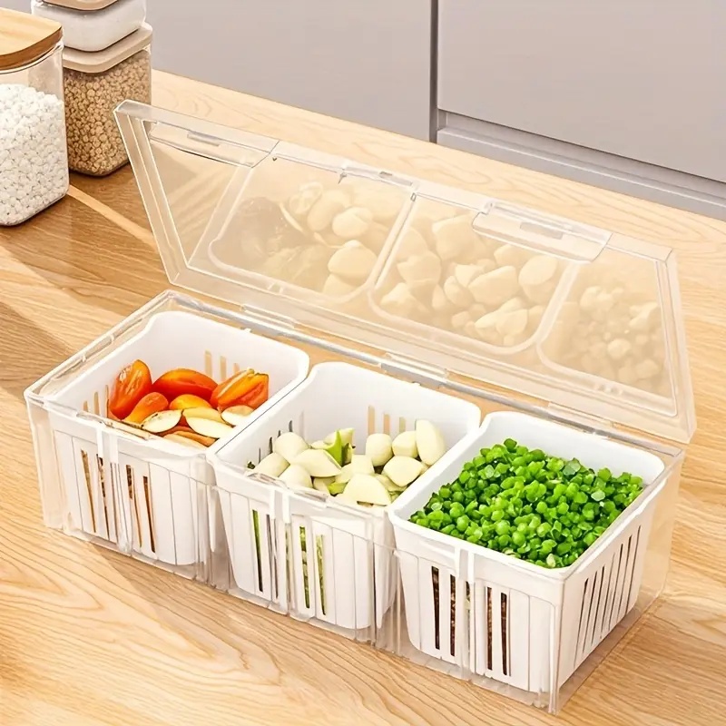 1pc Compartment Food Storage C - Food Storage With Dividers ulasan dan harga