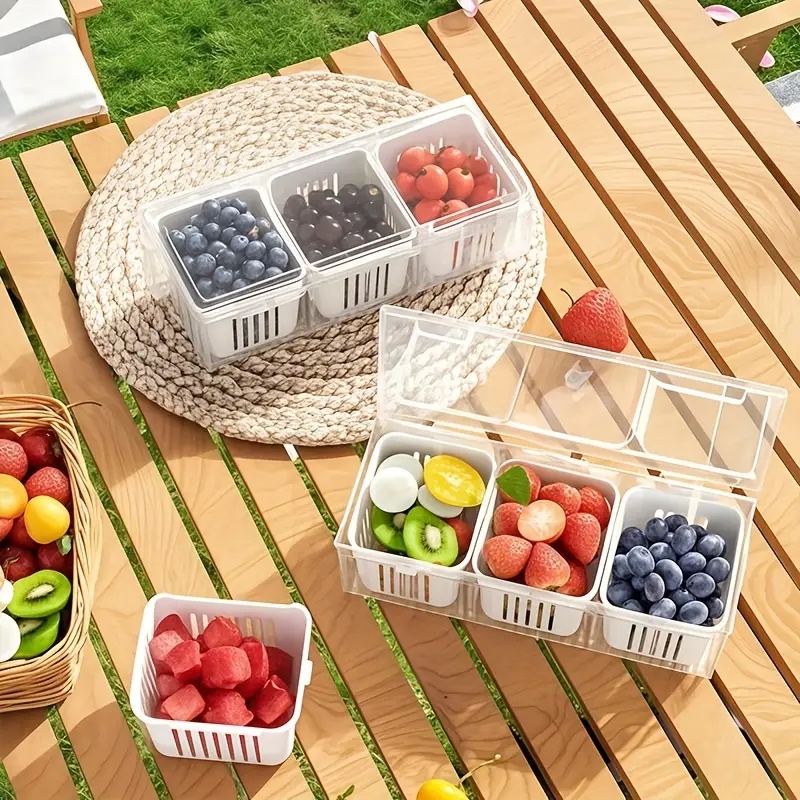 1pc Compartment Food Storage C - Food Storage With Dividers ulasan dan harga