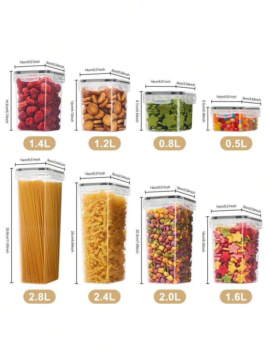 24pcs Airtight Food Storage Co - Food Storage Labels ulasan dan harga