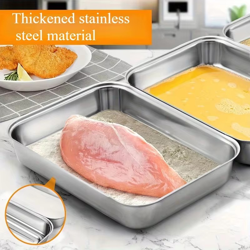 3-Piece Stainless Steel Food S - Food Storage Meals ulasan dan harga