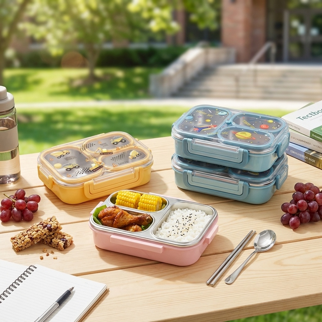 900ML Cute 304 Stainless Steel - Food Storage Oven Safe ulasan dan harga