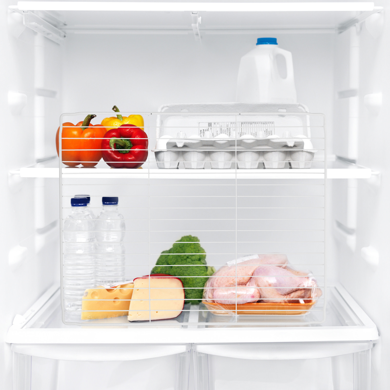 2Pcs Refrigerator Wire Divider - Food Storage With Dividers ulasan dan harga