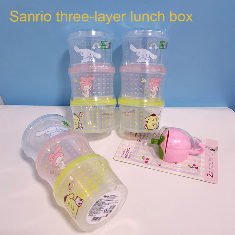 Kitty Bento Box Set 3 Pieces C - Food Storage Oven Safe ulasan dan harga