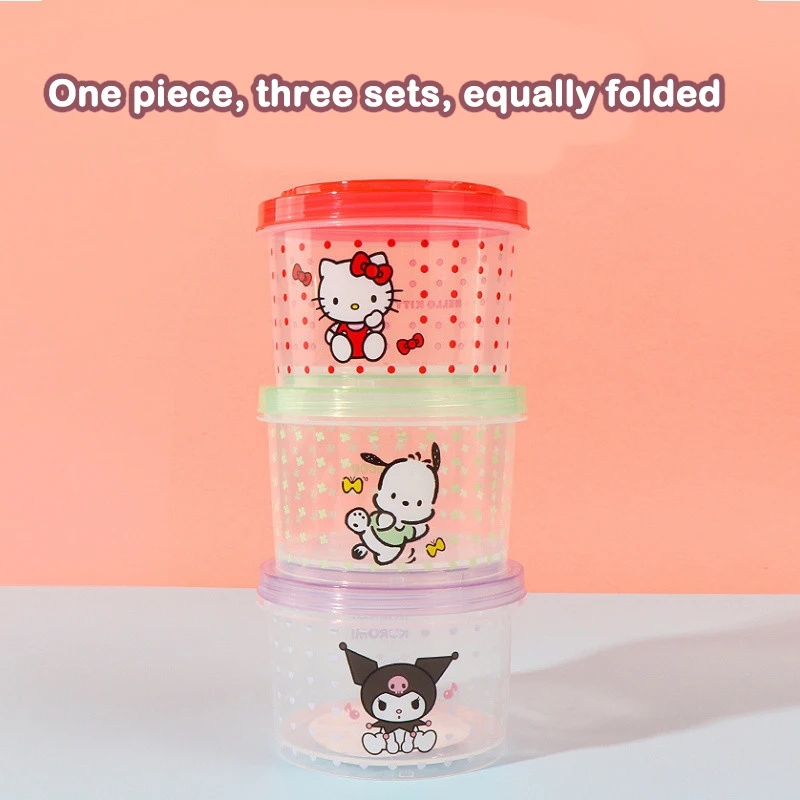 Kitty Bento Box Set 3 Pieces C - Food Storage Oven Safe ulasan dan harga